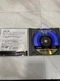 Taito Chase H.Q. Plus S.C.I. Sega Saturn Japan Game CIB Tested Police Racing