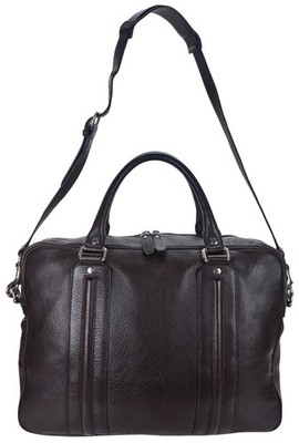 Authentic GUCCI Pebbled Leather Satchel Briefcase Business Bag Italy Unisex