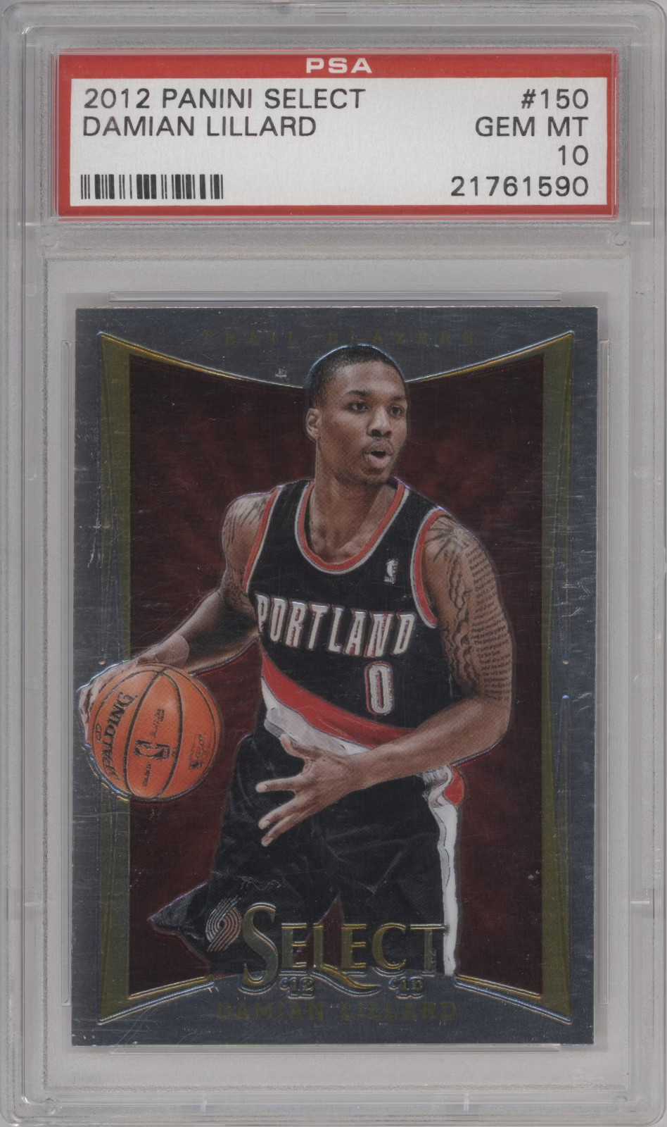 2012-13 Select Damian Lillard #150 PSA 10