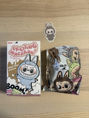 100% Original Pop Mart The Monsters Labubu Exciting Macaron - Sesame Bean NEU