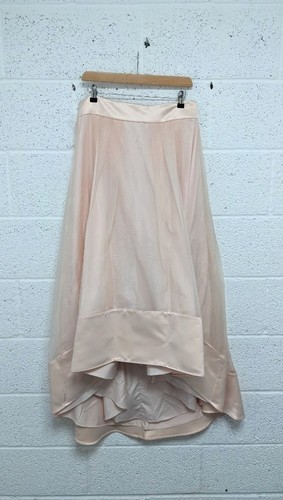 Coast Rhian Organza High Low Full Skirt Blush Pink Wedding Occasion UK 16 - New