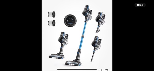 Inse Cordless Vacuum 6-in-1 Stick Vacuum S7P- Blue