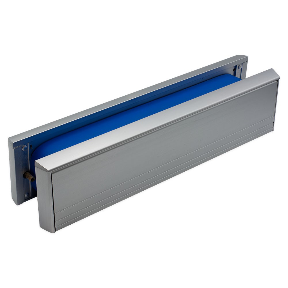 Yale Firemaster Letterplate Fire Rated Intumescent Letterbox 12 Inch Satin Silve