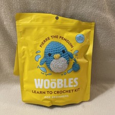 Beginner Learn to Crochet Kit Penguin by The Woobles - Easy Crochet Starter Kit