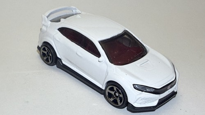 #ad 🔥 HOT WHEELS Diecast Car CUSTOM MADE Honda Civic Type R Honda In White $55.25