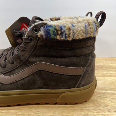 VANS Sk8 Hi MTE-1 Mens US Size 12 Brown Gum |VN0A5HZYB7G Suede