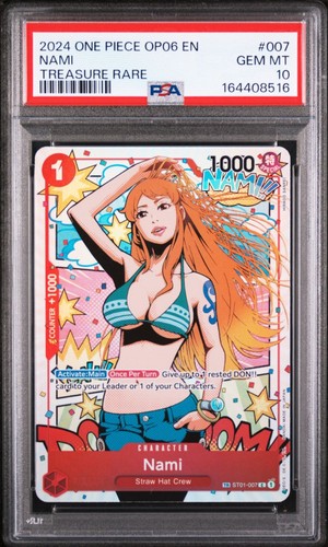 Nami (Treasure Rare) graded PSA 10 for sale on eBay