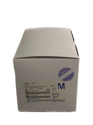 (50/Pk) MILLIPORE Millex HN 33mm Nylon Membrane Syringe Filters 0.45um SLHN033NS