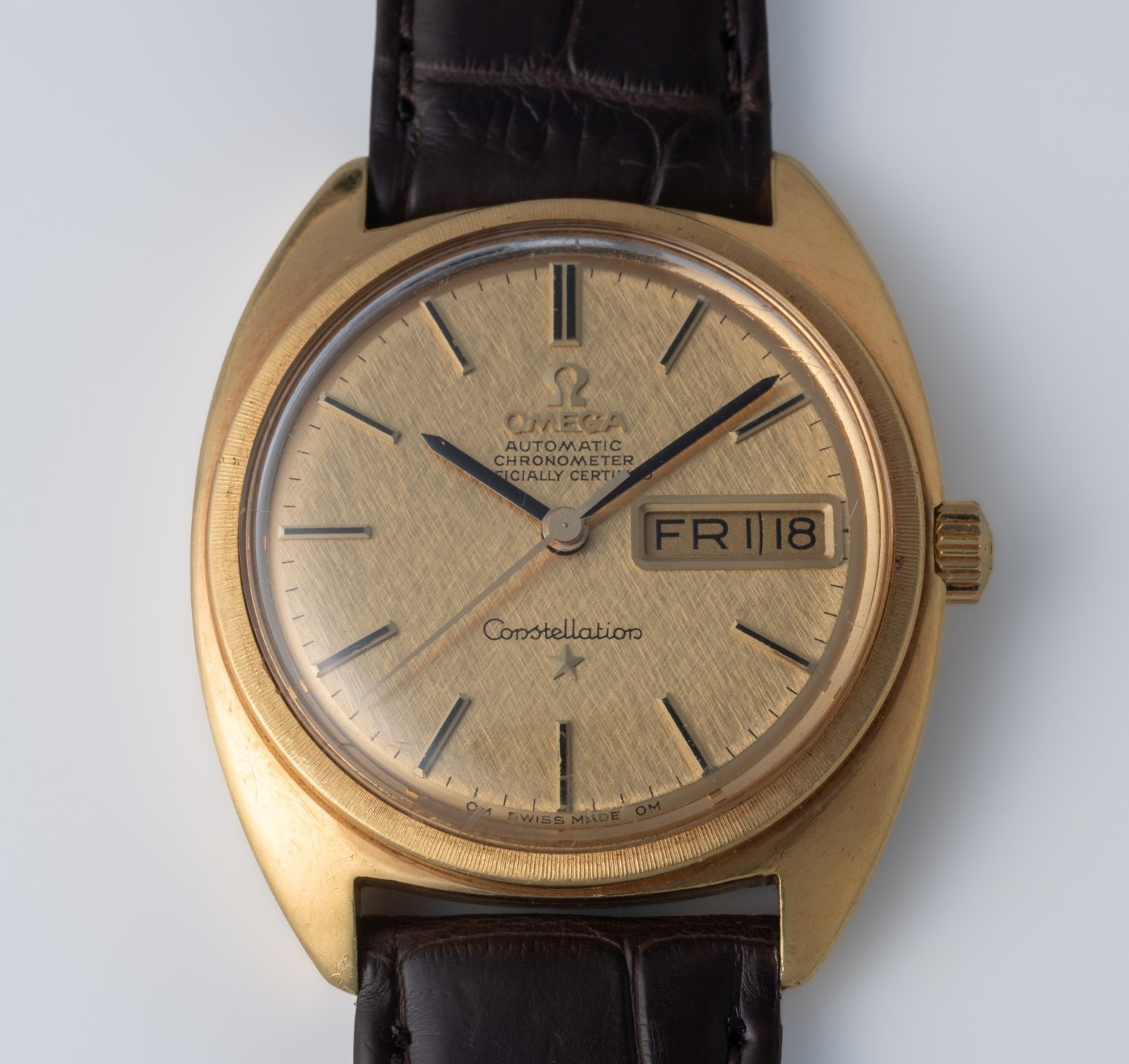 Vintage Omega Constellation C-Line Early Model 18K Yellow Gold 1968 (Part 2) image 2