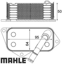 MAHLE CLC12001S Ölkühler für Motoröl für BMW 