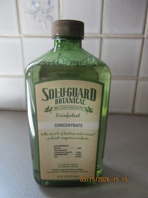 Melaleuca Sol-U-Guard Botanical 2X Concentrate Disinfectant - NEW 16oz Bottle