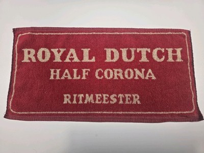 Ritmeester, Royal Dutch, Half Corona, 80 s Bar Runner / Handtuch. Selten, sehr guter Zustand!