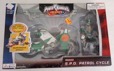 Power Rangers SPD Green Patrol Cycle Sealed