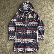 NWT Chubbies Woodland Chubbsie 2.0 Men's Small Romper Hooded Multicolor Pajamas