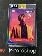 2025 GAS Trading Cards Juice Wrld JW-1 Legends Never Die Rainbow Foil /40 SPM
