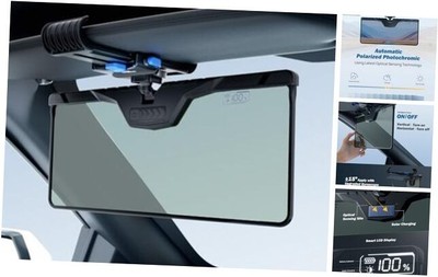  Smart Auto-Polarized Sun Visor for Car, Auto Color-Changing LCD Screen with 