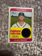 2023 Topps Heritage - Clubhouse Collection Relics Kyle Wright #CCR-KW (MEM)