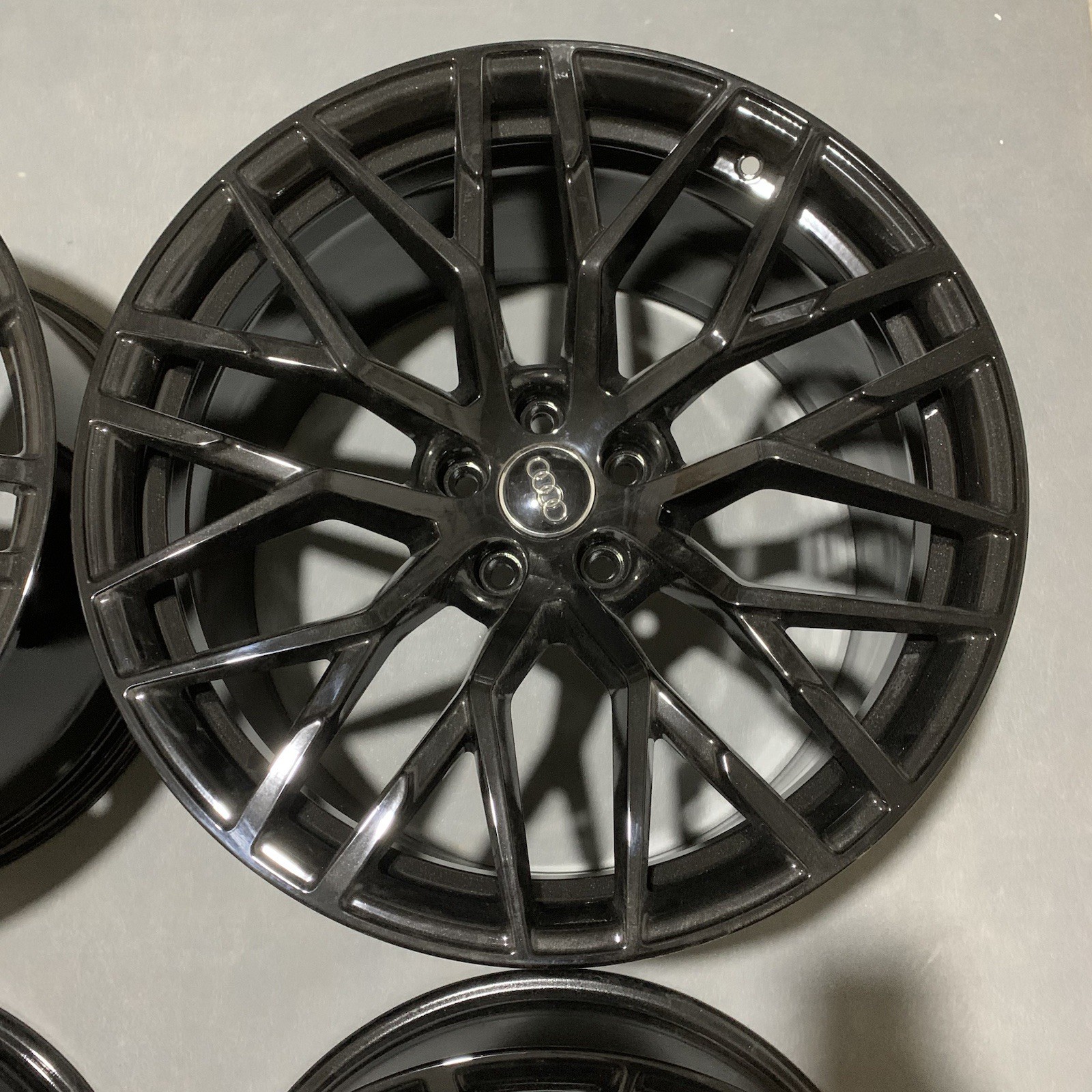 Set of 4 OEM Factory AUDI R8 20" Performance Plus Black Wheels Rims
