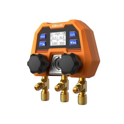 Elitech Smart Digital Manifold Gauge, Subverse Traditional Pressure Gauge, OT...