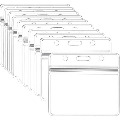 Kartenhüllen, ID Card Hülle, , Staubschutz, Soft, 10 Stück, transparent, 10x8cm