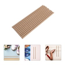 100 Pcs Shoe Shape Inserts Kraft Paper Support Dress Tree Chopsticks