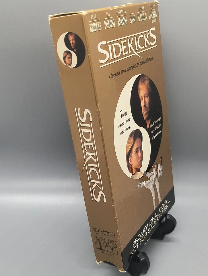 Sidekicks VHS 1993 Columbia TriStar 90s Chuck Norris Promotional Copy - Image 2 of 4