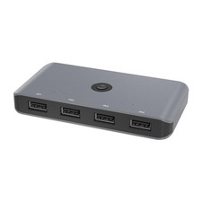Rocketek HC405 USB 2.0 4-Port Share and Output KVM Switch