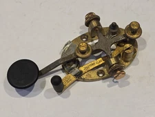 Vintage Western Electric 1A AT&T Telegraph Key Morse Straight Key CW 