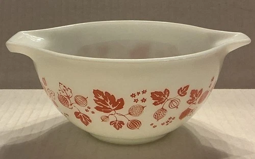 Vintage Pyrex #441 1/2 Pint Pink White Gooseberry Cinderella Mixing Bowl