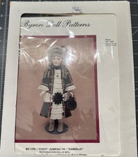 Byron doll patterns BY-170 CODY Jumeau 14-Danielle 27 Doll Vintage UNCUT