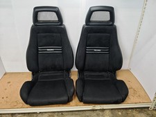 Included Tariff For Us Recaro Ls-b Pair Jdm Fishnet Reupholstered Alcantara