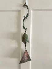 Vintage  Paolo Soleri Arcosanti Brutalist Modernist Cast Bronze Wind Chime Bell