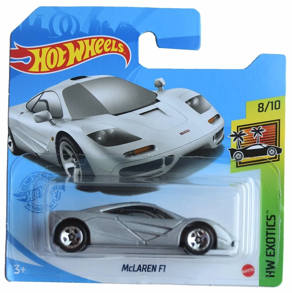 Hot Wheels 2021 Exotics Complete Set of 10 1/10 Thru 10/10 Short Card Version - Image 4 of 4