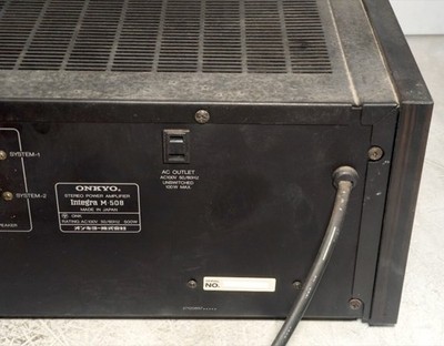 JUNK ONKYO M-508 Grand Integra Power Amplifier AC100V from Japan