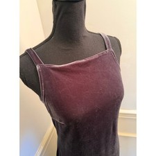 Vintage 90s Michelle Grey Velvet Maxi Dress Square Neck Column Gown Grunge Chic