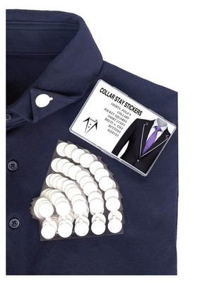 Collar Stays for Shirts & Poloâ  s. Fashion Hack for Plastic Collar Stay 24hr H
