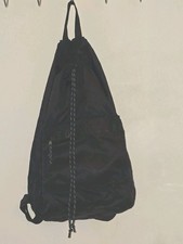 Ted Baker Black Backpack Bag Pack Away Rucksack School College Work Travel VGC 