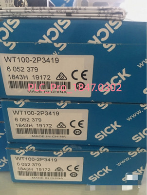 1PCS New Sick WT100-2P3419 Photoelectric Sensor WT100-2P3419 Deliver quickly