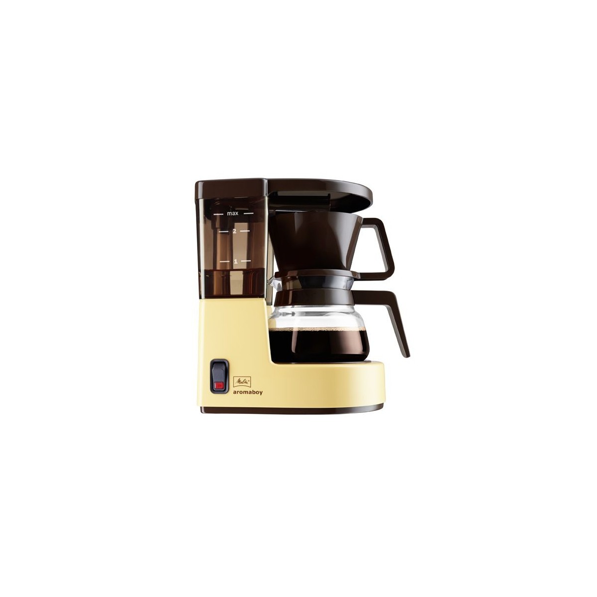 Melitta Aromaboy 1015-03 Filterkaffeemaschine, Beige-Braun