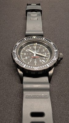 Marathon GSAR 41mm Anthracite US Govt Military Dive Watch with DiveCore Strap