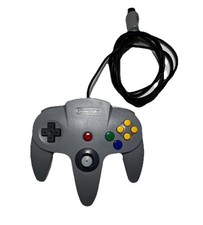 Vintage Nintendo 64 N64 Gray Authentic OEM Controller Tested  Working