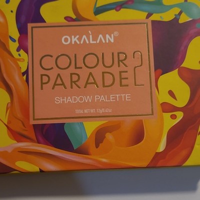 Okalan Colour Parade 2 Pressed Powder Eyeshadow Palette Shimmer Matte 12-Color