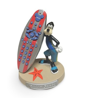 Disney Mickey TeleMania Talking Surfin Goofy Universal Remote Control TV VCR Vtg