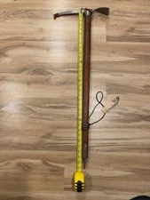 Antique Swiss 1920's Geb. Andenmatten Ice Axe 83.8 cm Saas Almagel Switzerland