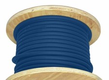 250' 6 AWG Welding Cable Flexible EPDM Jacket Blue 600V