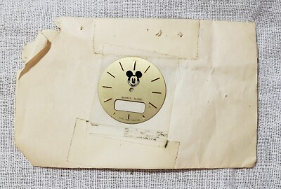 Bradley Mickey Mouse Prototype Mock Up Character Watch Dial
