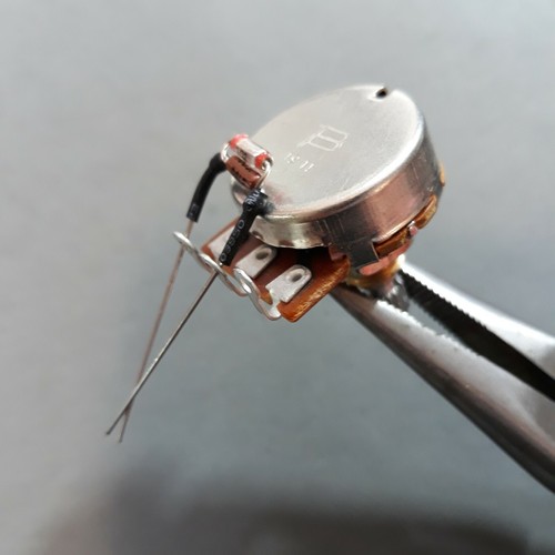 TREBLE BLEED "Seymour Duncan" Special #3 .001uF Axial Glaskappe 100K DALE MF res - Bild 2 von 2
