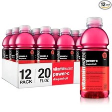 Vitaminwater Power-c Electrolyte Enhanced Water W/ Vitamins, Dragonfruit Drinks,
