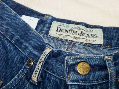 Vintage DENUM JEANS by Panhandle Slim - Size 11 - Pleated Front - Tapered Leg - Picture 5 of 10