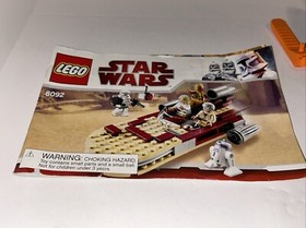 LEGO Star Wars: Land Speeder (8092) & Clone Ship (75000) No Mini figures Or Box